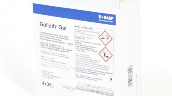 Gel anti blattes Goliath derrière boite