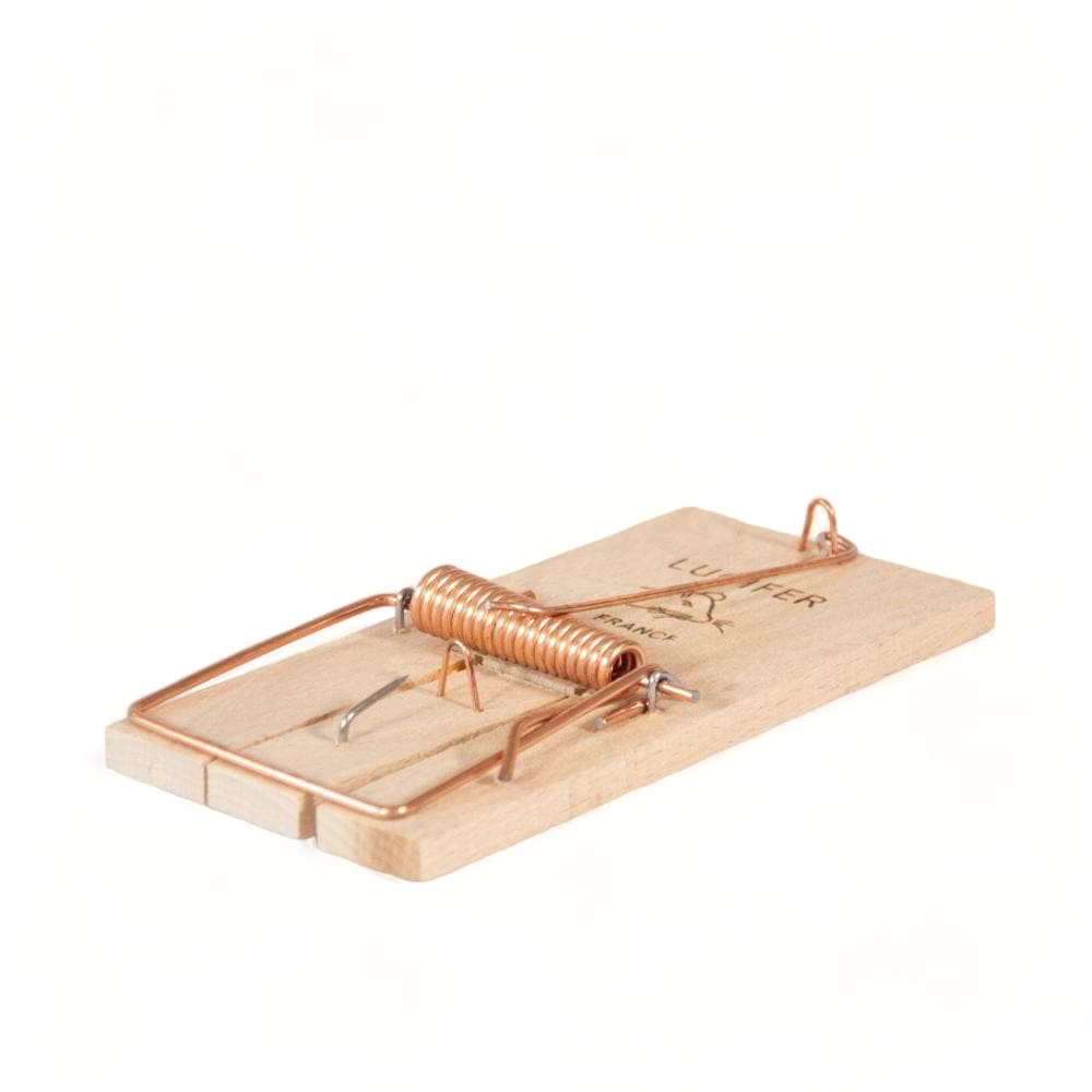 Maison Aurouze Tapette anti rongeurs en bois Lucifer fermée