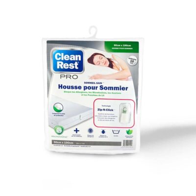 Housse pour sommier anti punaises de lit