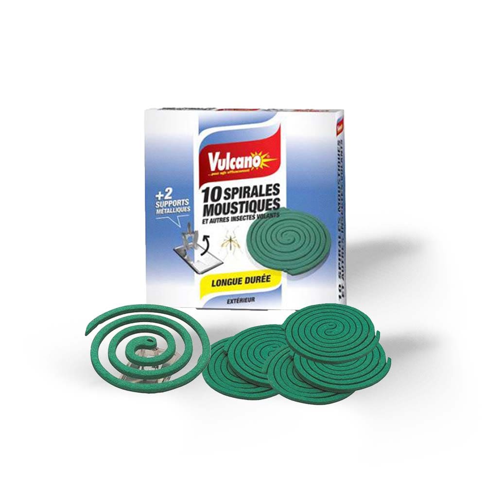Boite de 10 spirales anti moustiques