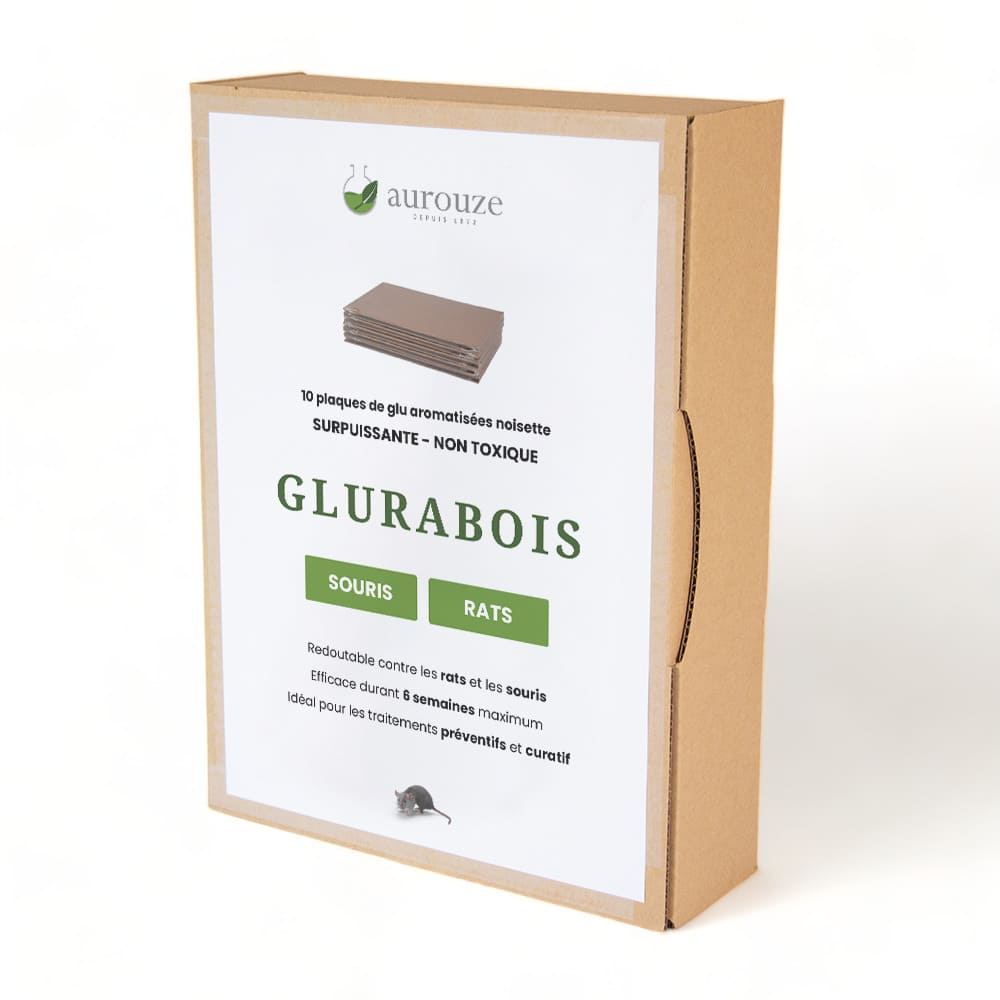 Boite de Plaques Glurabois anti rongeurs Aurouze