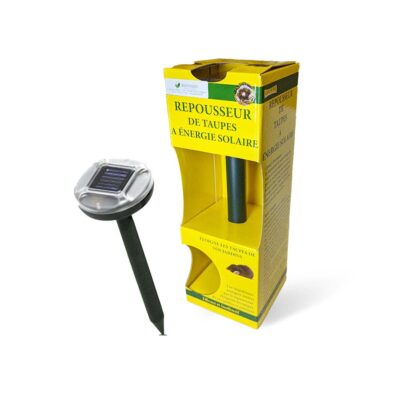 Répulsif taupes solaire