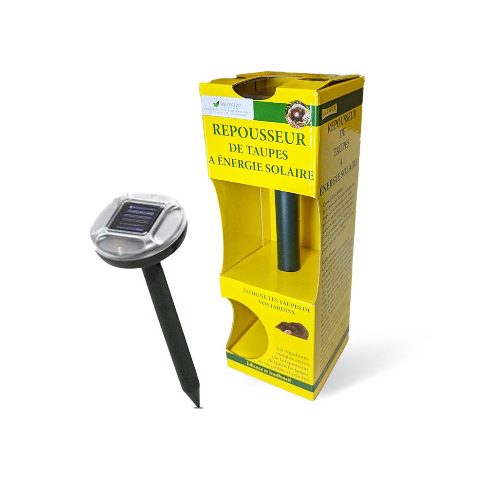 Répulsif taupes solaire
