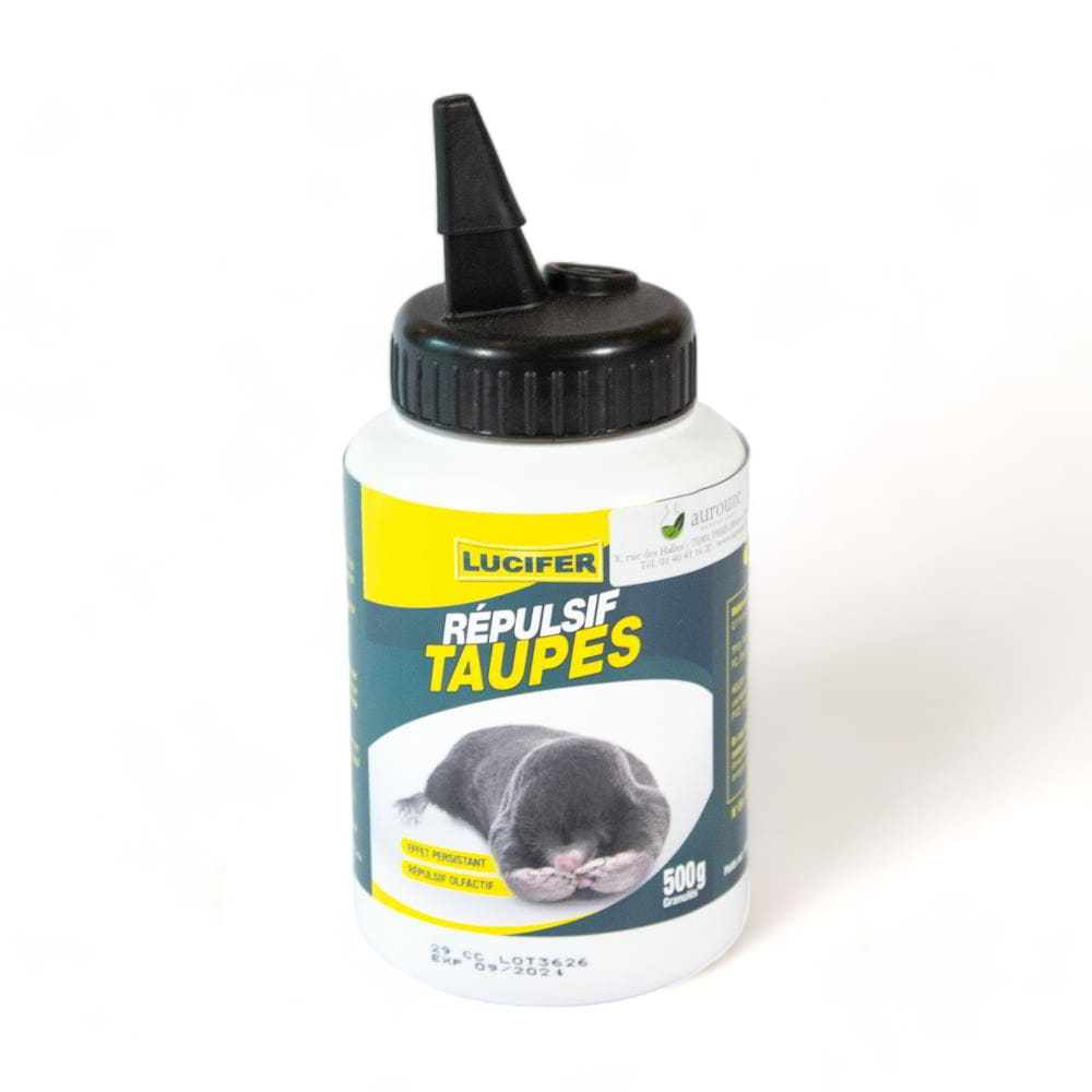 Répulsif anti taupes en granulés Lucifer 500g