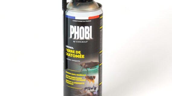 Aérosol Phobi Terre de Diatomée 500ml Phobi fermé