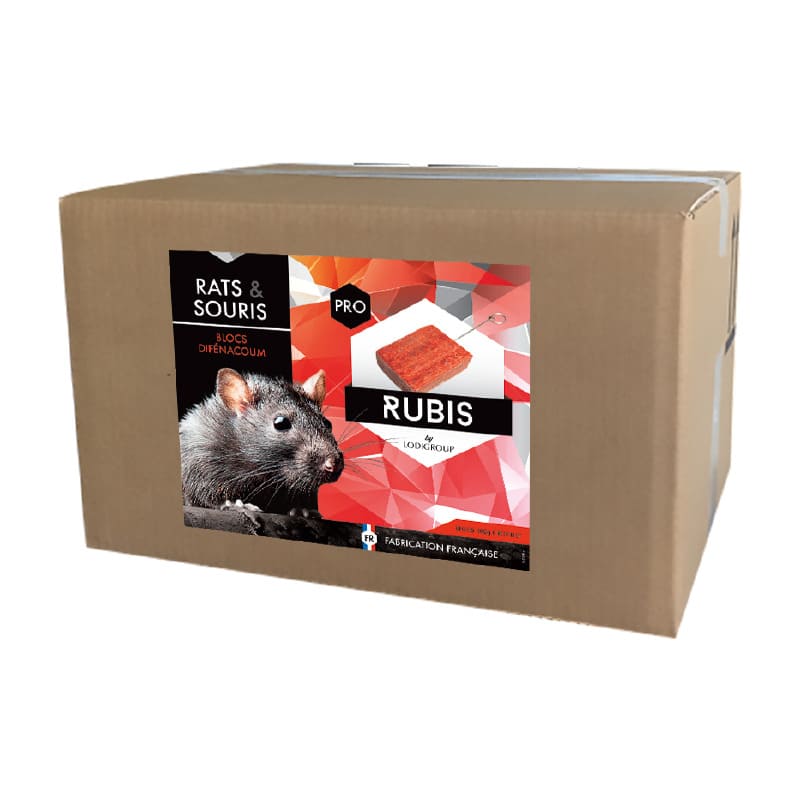 Bloc Rubis 100g crochet en carton de 10Kg