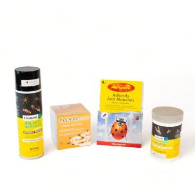 Pack double action anti-mouches