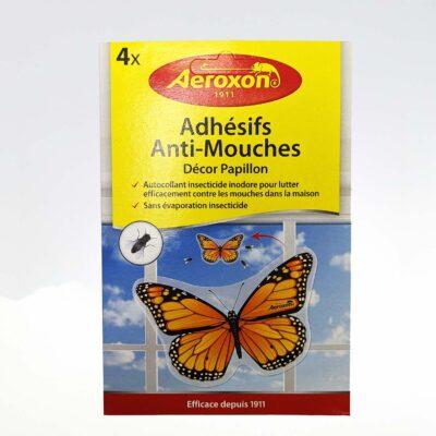 Aurouze Adhésifs anti mouches Aeroxo motif papillon