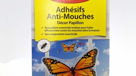 Aurouze Adhésifs anti mouches Aeroxo motif papillon